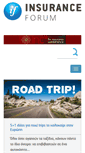 Mobile Screenshot of insuranceforum.gr